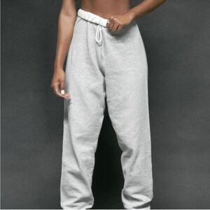 Joah Brown Oversized joggers in Pearl grey